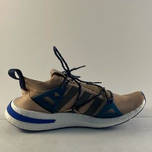 Women’s Pink and Green Adidas Sneakers